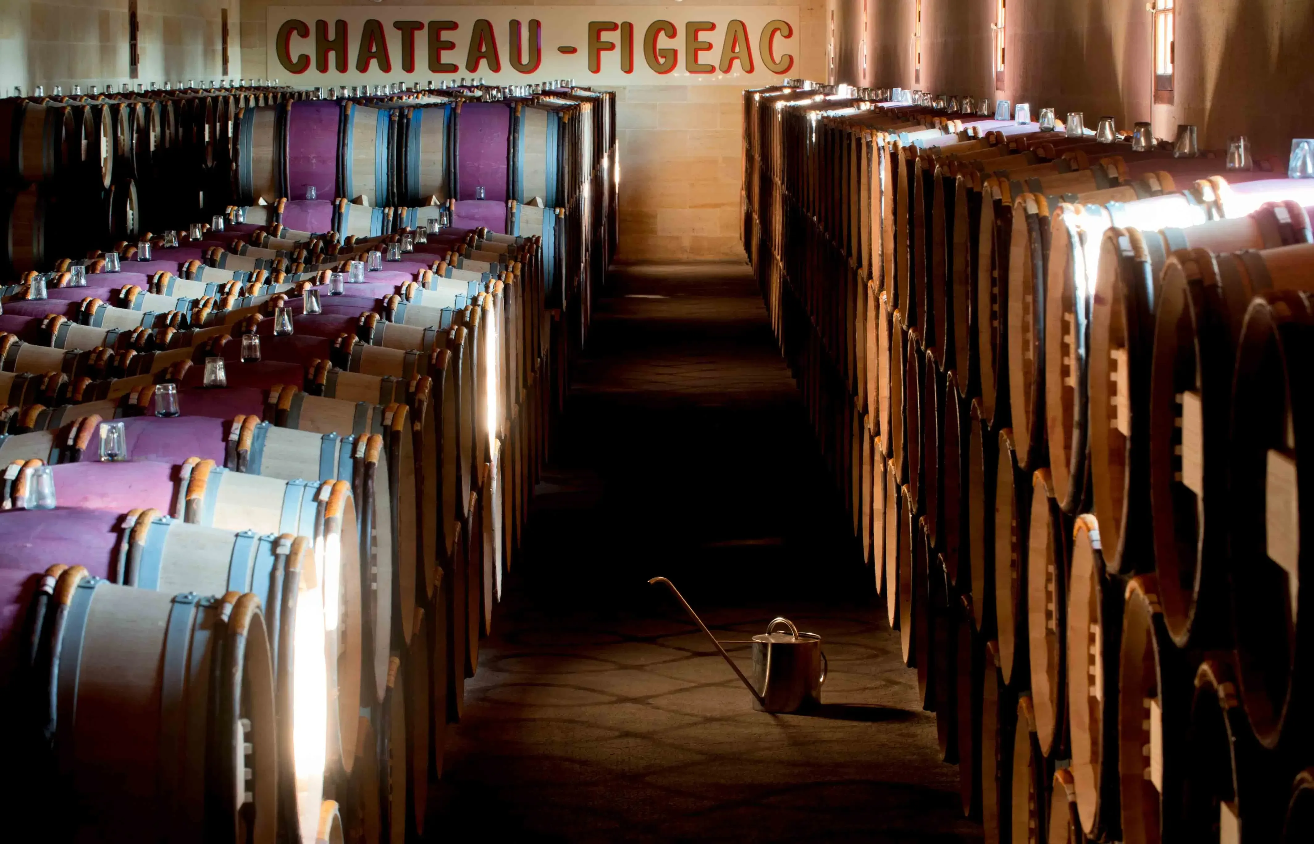Le chai du Château Figeac Le chai du Château Figeac