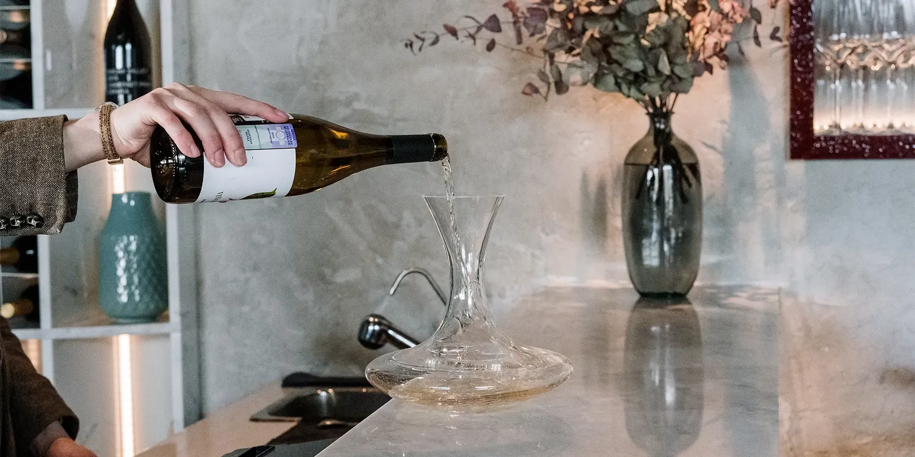 Carafer un vin blanc Carafer un vin blanc